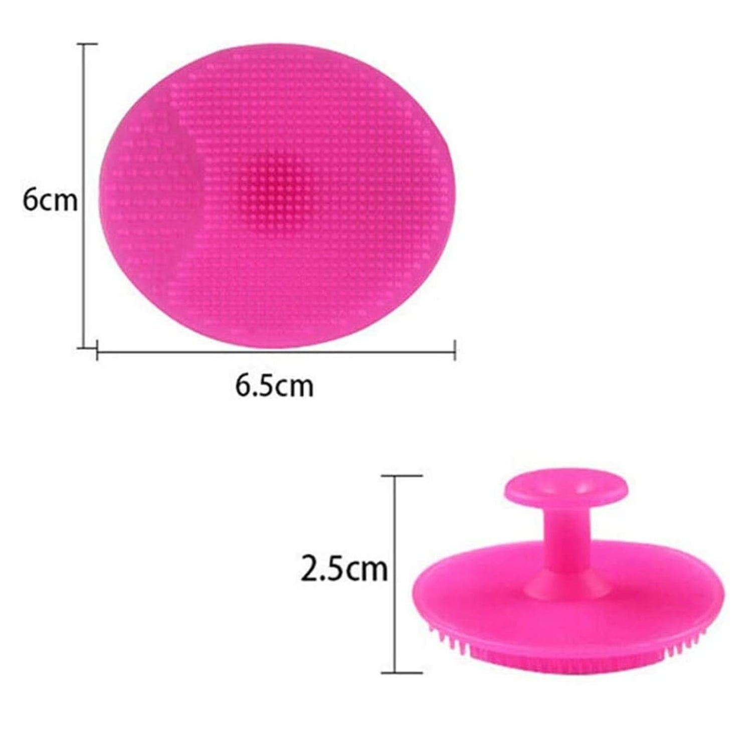 Bath  Facial Cleansing Brush Soft Silicone Face Scrubber (2 Pc Set) Bath  Facial Cleansing Brush Soft Silicone Face Scrubber (2 Pc Set)